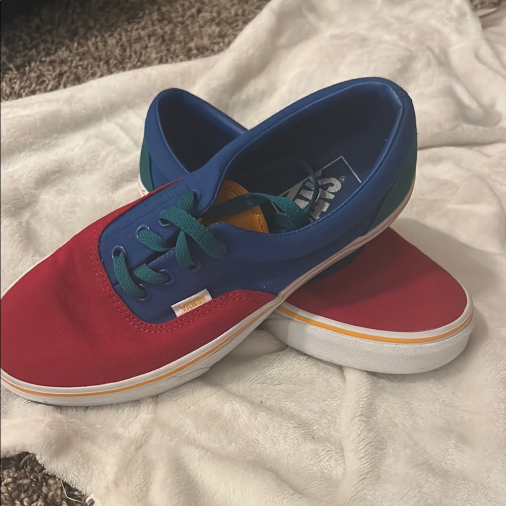 Vans Multicolor Sneakers - Red, Blue, Green